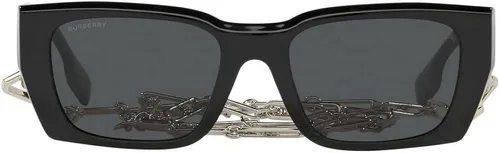 Vista 2 de BURBERRY Poppy BE 4336 392887 - Gafas de sol rectangulares de plástico color negro