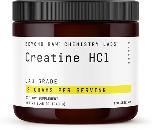 Vista 9 de BEYOND RAW Polvo de creatina HCl, respaldado por la ciencia, grado de laboratorio, creatina para mujeres y hombres, fuerza muscular, producción