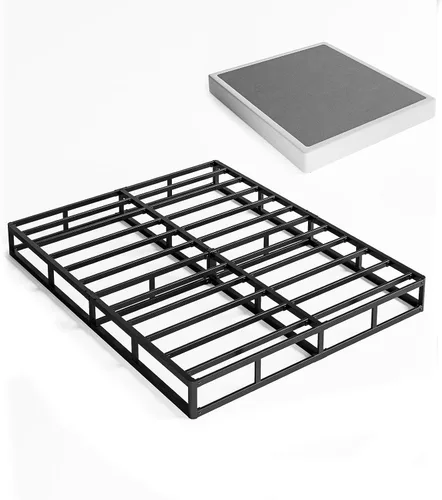 Vista 10 de ZIYOO Somier doble, base de colchón de metal, base de colchón de 7 pulgadas, fácil montaje, soporte resistente para 1000 libras, sin ruido