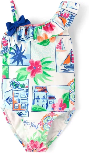 Vista 15 de Gymboree Bañador de una pieza para niñas y niños pequeños