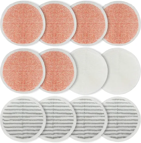 Vista 8 de Almohadillas de repuesto para trapeador Bissell Spinwave: 6 almohadillas para Bissell Spinwave/Spin Wave/Crosswave, experto/mascota/piso duro