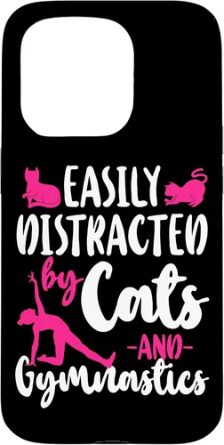 Vista 14 de Gato de gimnasia fácilmente distraído por gatos y funda de gimnasia para iPhone 17