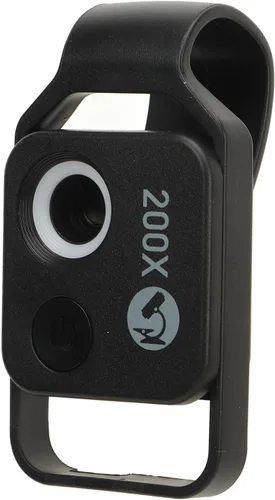 Vista 7 de 200X HD Teléfono Mini Microscopio de Bolsillo Portátil Digital Microscopio Cámara con Lente CPL para Enseñar Experimento Construido en Batería