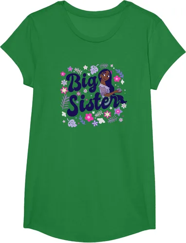 Vista 43 de Disney Encanto Isabela Madrigal Big Sister - Camiseta floral, gris, S Asfalto