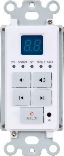 Vista 7 de Dayton Audio DAX66 6-Source 6-Zone Sistema de audio distribuido para toda la casa con teclados 25 WPC