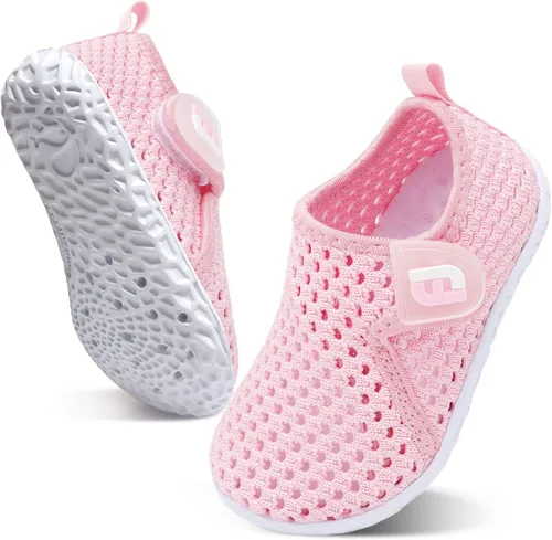 Vista 6 de JOINFREE Zapatos de agua para bebés y niños pequeños, sandalias para niños y niñas, zapatillas transpirables para caminar y correr
