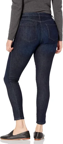 Vista 2 de Tienda Essentials Jeans ajustados con curvas de tiro medio estándar para mujer