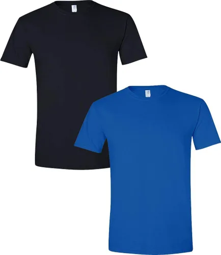 Vista 76 de Gildan Camiseta G500 para hombre Ceniza/baya
