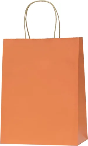 Vista 7 de Nexmint Bolsas de regalo de papel kraft negro con asa: paquete de 24 unidades de 8.0 in x 10.4 in x 4.1 in x 1.7 in. Grandes bolsas para regalos