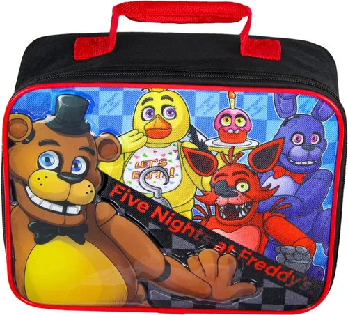Vista 2 de Bioworld Five Night's At Freddy's FNAF - Lonchera térmica de 10 pulgadas