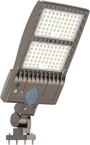Vista 15 de KUKUPPO Luz LED de estacionamiento de 200 W, luz de poste de estacionamiento de grado industrial con certificación DLC UL, luz LED caja de zapatos