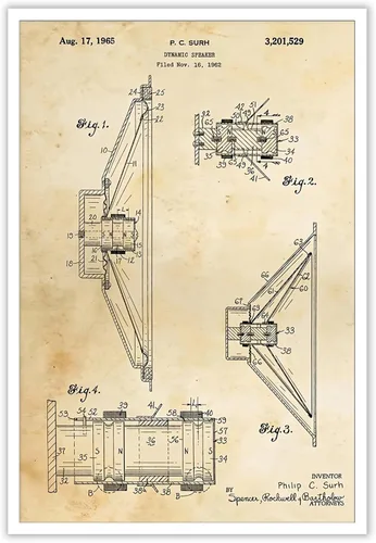 Vista 21 de Póster retro de juguete con pistola láser de Estados Unidos, arte de pared, arte de pared de ciencia ficción futurista, impresión de pistola