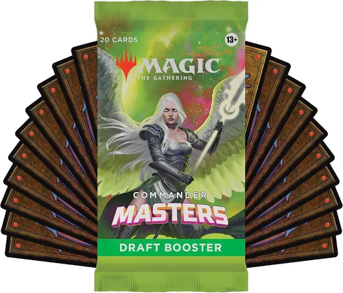 Vista 4 de Magic: The Gathering Commander Masters Draft Booster Box - 24 paquetes (480 tarjetas)
