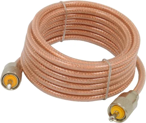 Vista 4 de RoadPro RP-8X12CL Clear 12' Antena CB con cable coaxial Mini-8