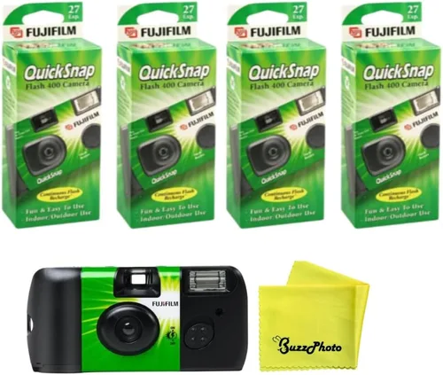 Vista 2 de Fujifilm Fujifilm QuickSnap Flash 400 - Cámara desechable de 1.378 in con flash (1 unidad)