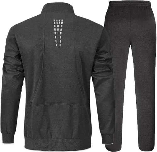 Vista 2 de YSENTO Men's Tracksuits Outfits Set 2 Piece Jogging Suits Warm Up Sweatsuits Track Suits Sets