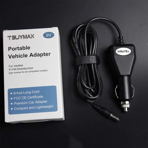 Vista 8 de Maymom Adaptador para sacador de leche Medela para encendedor de auto de 9 voltios, adaptador aprobado por CE FCC, repuesto de pieza #67174