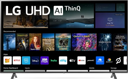Vista 7 de LG Smart TV Class UQ9000 de 75 pulgadas con Alexa incorporado 4K (3840 x 2160), frecuencia de actualización de 60 Hz, 4K alimentado por IA