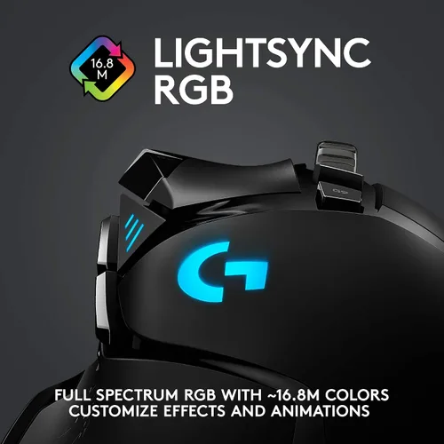 Vista 9 de Logitech G502 Lightspeed - Mouse inalámbrico para juegos Negro