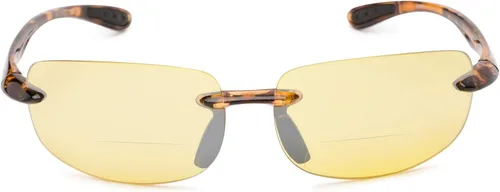 Vista 9 de Mass Vision 'The Influencer' - Gafas de sol de lectura bifocales ligeras para hombres y mujeres con protección UV400 Carey