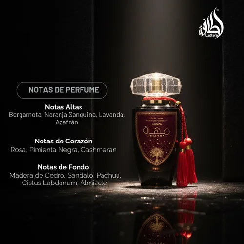 Vista 4 de Lattafa Mohra para Unisex Eau de Parfum en Spray, 3.4 onzas / 100 ml