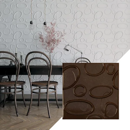 Vista 7 de Ekena Millwork WP20X20FEWH 19 5/8 pulgadas de ancho x 19 5/8 pulgadas de alto Felix EnduraWall Decorativo 3D Panel de pared cubre 2.67 pies cuadrados