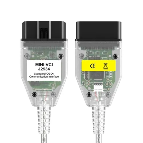 Vista 4 de Mini VCI J2534 Cable V18.00.008 última versión, adaptador de escáner de conector de cable OBD2 apto para TIS Techstream Programación Cable