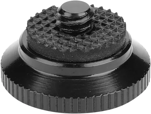 Vista 6 de ANGGREK Placa de liberación rápida, mini aleación de aluminio redonda para trípode Manfrotto de acción compacta, ultraligera, compatible