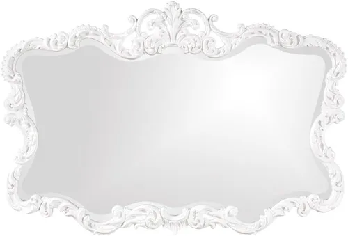 Vista 17 de Howard Elliott - Espejo decorativo rojo Talida antiguo para pared, gran punto focal rectangular, para dormitorio, sala de estar y tocador, espejo