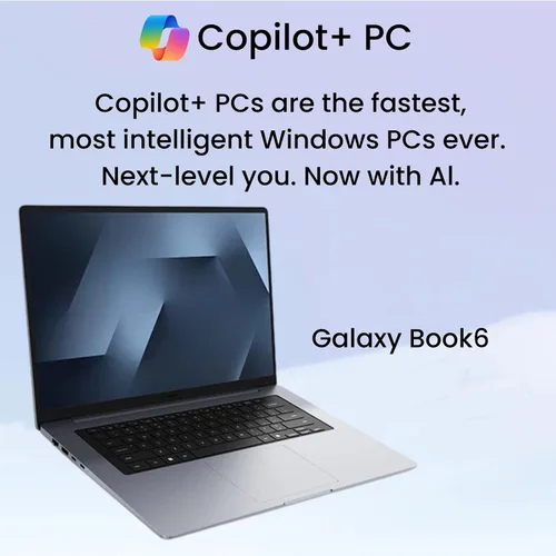 Vista 4 de Samsung Galaxy Book6 2026 AI Business Laptop, pantalla táctil de 16