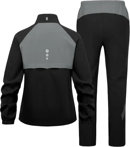 Vista 2 de Little Donkey Andy Chándal deportivo para mujer Negro /Gris