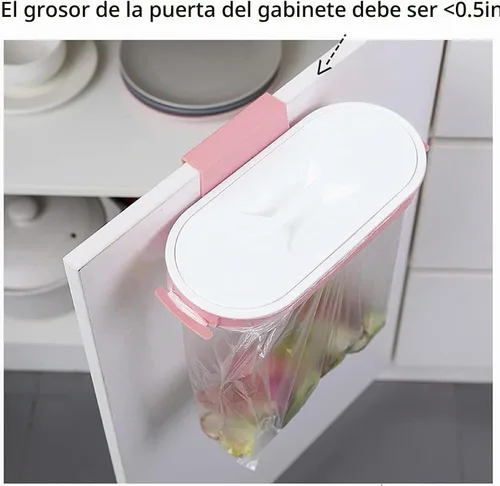 Vista 2 de Soporte para bolsa de basura de acero inoxidable