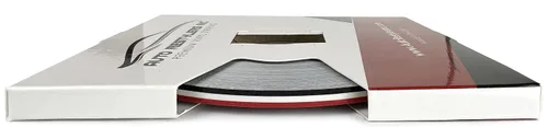 Vista 10 de 3M 3/16" x 150' Cinta de vinilo para automóvil de 2 colores (negro/borgoña)