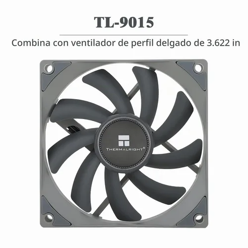 Vista 6 de Thermalright AXP90-X36 Enfriador de aire de CPU de perfil bajo