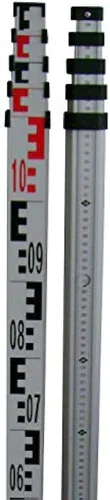 Vista 2 de Johnson Level & Tool 40-6326 Varilla métrica de aluminio de grado 13.1 ft, varilla de 1 grado