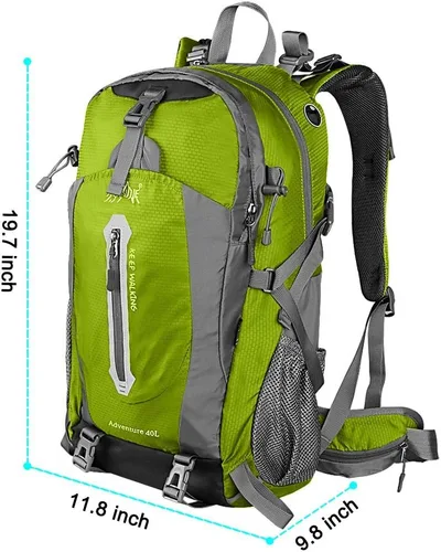 Vista 3 de WATERFLY Mochila de senderismo ligera y plegable, paquete de día de 30L