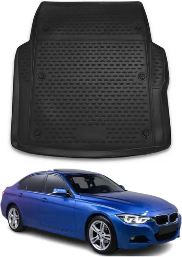 Vista 15 de OMAC Alfombrillas para BMW Serie 3, E46, E90, E91, E92, alfombrillas de coche para todo tipo de clima, 3D, ajuste personalizado, alfombrilla de goma