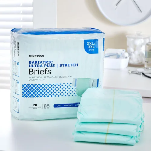 Vista 8 de McKesson Ultra Plus - Calzoncillos elásticos, [20 unidades], XXL/3XL, 58-77 pulgadas, pañales para adultos para incontinencia, absorción pesada