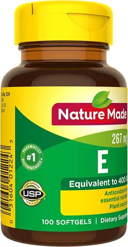Vista 6 de Nature Made Vitamina E 400 UI cápsulas blandas 100 ea (paquete de 2)