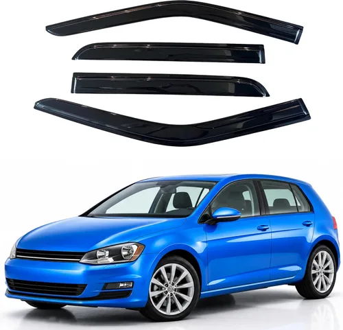Vista 316 de Visera de ventana IG para Ford Focus Sedán y Hatchback 2012-2018, Protector de ventana lateral para lluvia y viento estilo Mugen, extra duradero