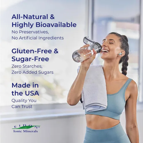 Vista 6 de Eidon Electrolytes - Gotas de electrolitos líquidos, suplemento mineral iónico para añadir al agua, reponer y equilibrar el equilibrio