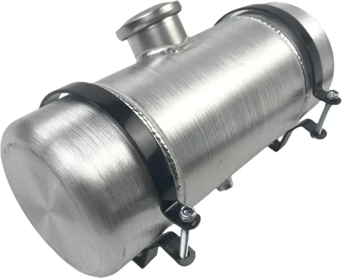 Vista 10 de JSD 3/4 Galón en total 15,2 cm x 20,3 cm Tanque de combustible de aluminio redondo pequeño para celda de combustible girada + Soporte de llenado