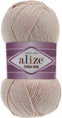 Vista 47 de 55% algodón 45% acrílico Alize Cotton Gold Yarn 1 madeja/bola 3.53 oz 360 yardas (1-crema)