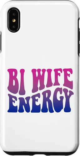 Vista 10 de iPhone 13 Pro Bi Wife Energy Bisexual Pride Bisexual Flag Retro Vintage Case