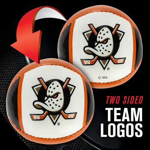 Vista 6 de Franklin Sports NHL Team juego de palos de hockey blandos mini - Palo y pelota de espuma de mini hockey blandos del equipo NHL - Gran juguete