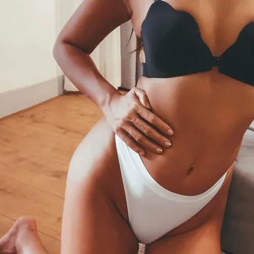 Vista 3 de Tangas francesas de cintura alta bragas de alta elasticidad sin costuras tangas
