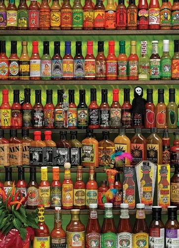 Vista 2 de Cobble Hill - Rompecabezas de 1000 piezas, salsa picante picante, póster de muestra incluido