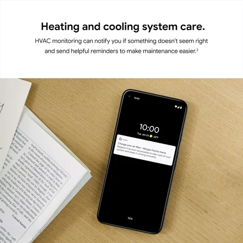 Vista 12 de Termostato Google Nest - Termostato inteligente para el hogar - Termostato programable con Wifi - Niebla