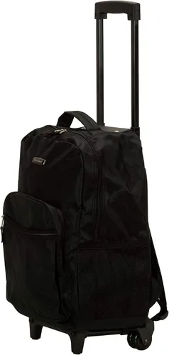 Vista 3 de Rockland, bolsa de viaje de 17 pulgadas, con ruedas., Negro), R01-BLACK