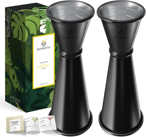 Vista 16 de Homestia Jigger para Bartending, taza de cóctel de doble medida de 2 oz y 1